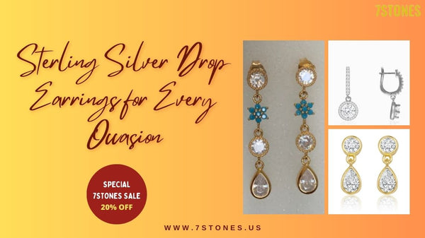 Elegant Dangles: Sterling Silver Drop Earrings for Every Occasion