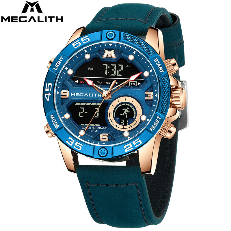 Megalith Chronograph Reloj Men Wrist Watch - 7Stones