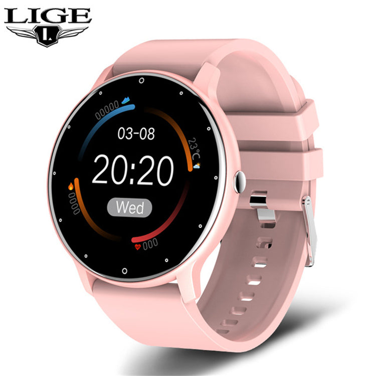 LIGE Men Full Touch Screen Smart Watch For Android & IOS - 7Stones