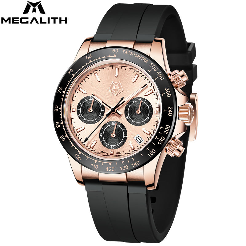 Megalith Rubber Band Men Sport Watch - 7Stones
