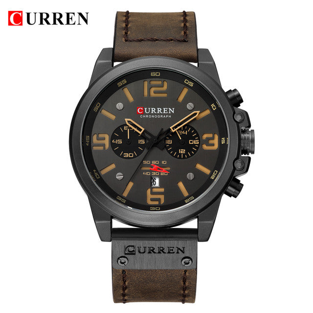 CURREN Relojes Chronograph Quartz Military Men Watch - 7Stones